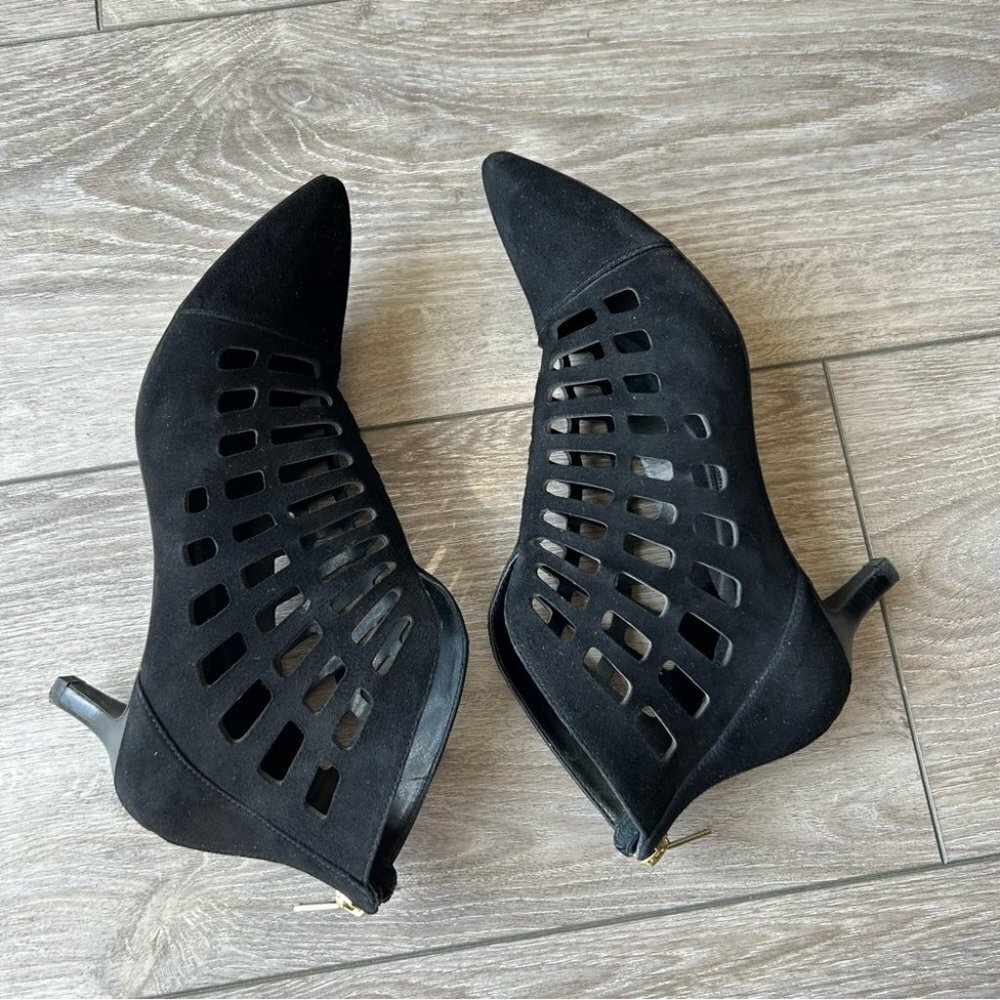 Rockport Black Cutout  Kalila Suede Bootie - Picture 11 of 16